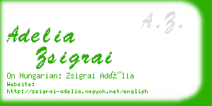 adelia zsigrai business card